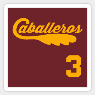 Cleveland Caballeros Throwback Sticker